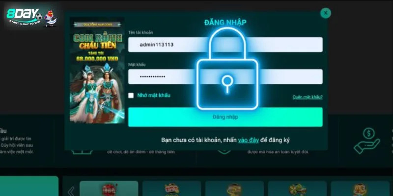 Một vài lỗi đăng nhập thường gặp tại nhà cái 8DAY.