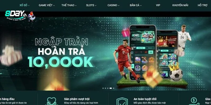 8DAY đăng nhập giúp người chơi tham gia cá cược tại nhà cái sôi động.